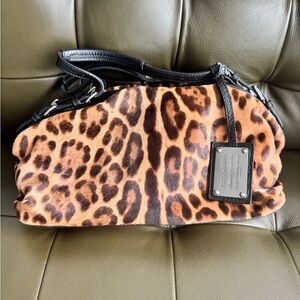 Authentic Dolce & Gabbana Leopard Print Handbag